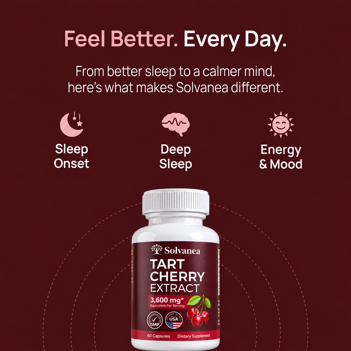 Fall asleep faster & wake up less within two weeks